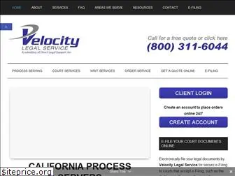 velocitylegalservice.com