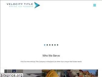 velocitytitle.com