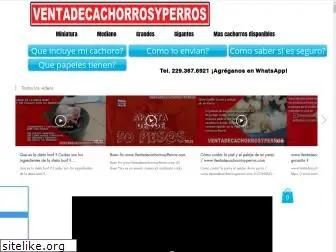 ventadecachorrosyperros.com