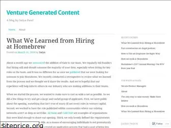 venturegeneratedcontent.com