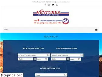 venturescarrentals.com
