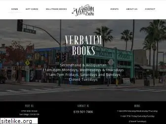 verbatim-books.com