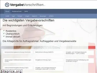 vergabevorschriften.de