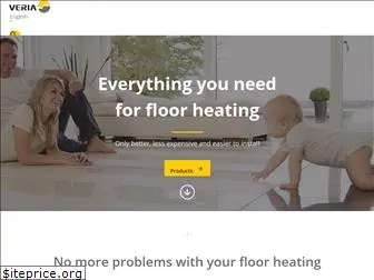 veriafloorheating.com