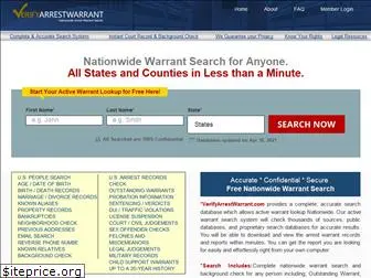 verifyarrestwarrant.com