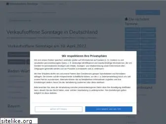 verkaufsoffene-sonntage.com
