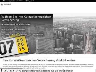 versicherung-kurzzeitkennzeichen.com