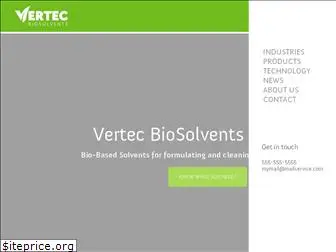vertecbiosolvents.com