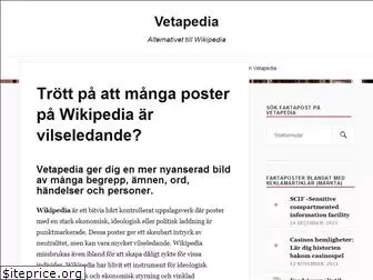 vetapedia.se