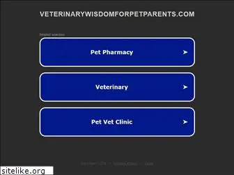 veterinarywisdomforpetparents.com