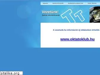 www.vezetunk.hu