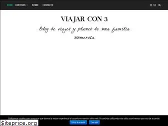 viajarcon3.com