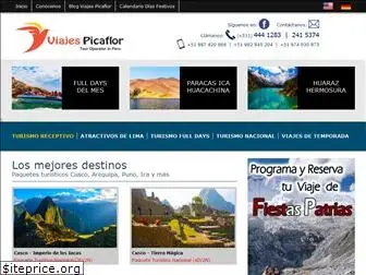 viajespicaflorperu.net