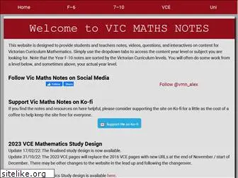 vicmathsnotes.weebly.com