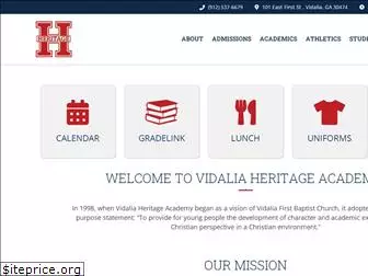 vidaliaheritageacademy.com