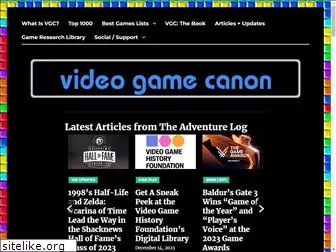 videogamecanon.com