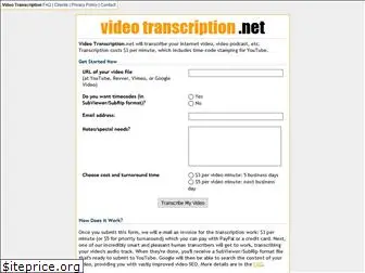 videotranscription.net