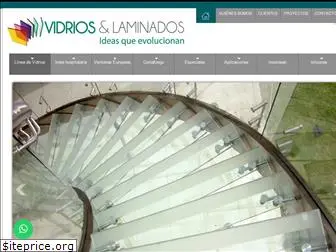 vidriosylaminados.com