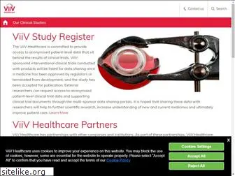 viiv-clinicalstudyregister.com