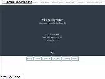 villagehighlandsga.com