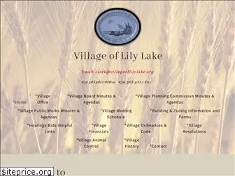 villageoflilylake.org