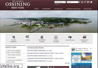 villageofossining.org