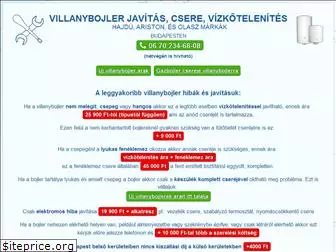 villanybojlerszerelo.com