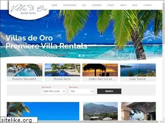 villasdeoro-rentals.com