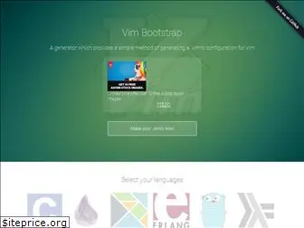 vim-bootstrap.com