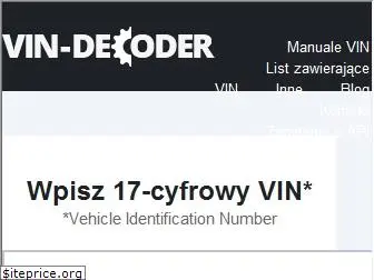 vin-decoder.pl