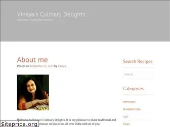 vinayasculinarydelights.com