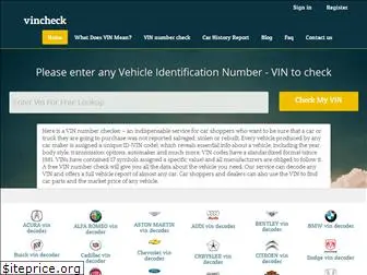 www.vincheck.expert