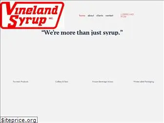 vinelandsyrup.com