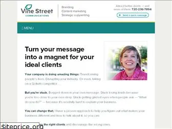 vinestreetcommunications.com