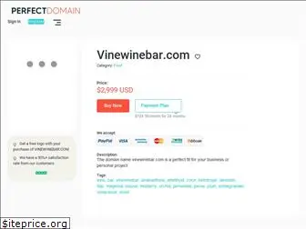 vinewinebar.com