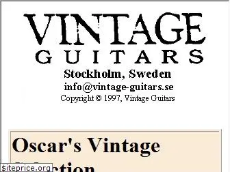 vintage-guitars.se