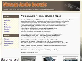 vintageaudiorentals.com