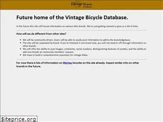 vintagebicycledatabase.com