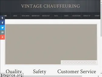 vintagechauffeuring.com