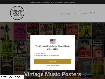 vintagemusicpostershop.com