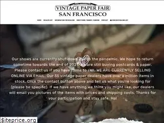 vintagepaperfair.com