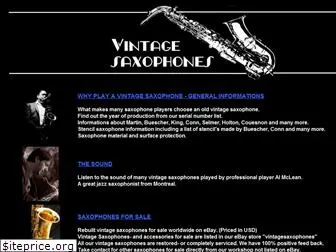 vintagesaxophones.com