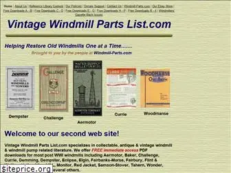 vintagewindmillpartslist.com