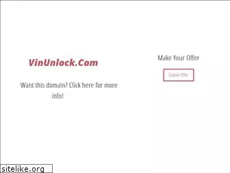 vinunlock.com