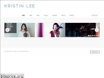 violinistkristinlee.com