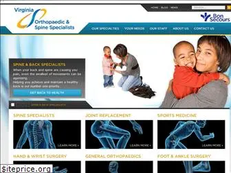 virginiaorthopaedicspecialists.com