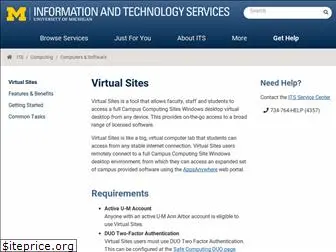 virtualsites.umich.edu