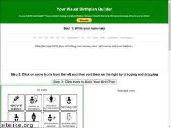 visualbirthplanbuilder.com