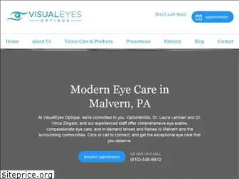 visualeyesmalvern.com