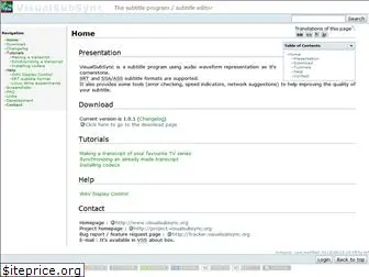 visualsubsync.org